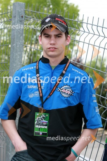 Jurica Pavlic(SK Unia Goričan), SlovenijaSPEEDWAY GRAND PRIX, VN Slovenije 2008, trening