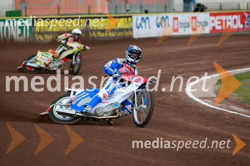 ... in Nicki Pedersen, DanskaSPEEDWAY GRAND PRIX, VN Slovenije 2008, trening