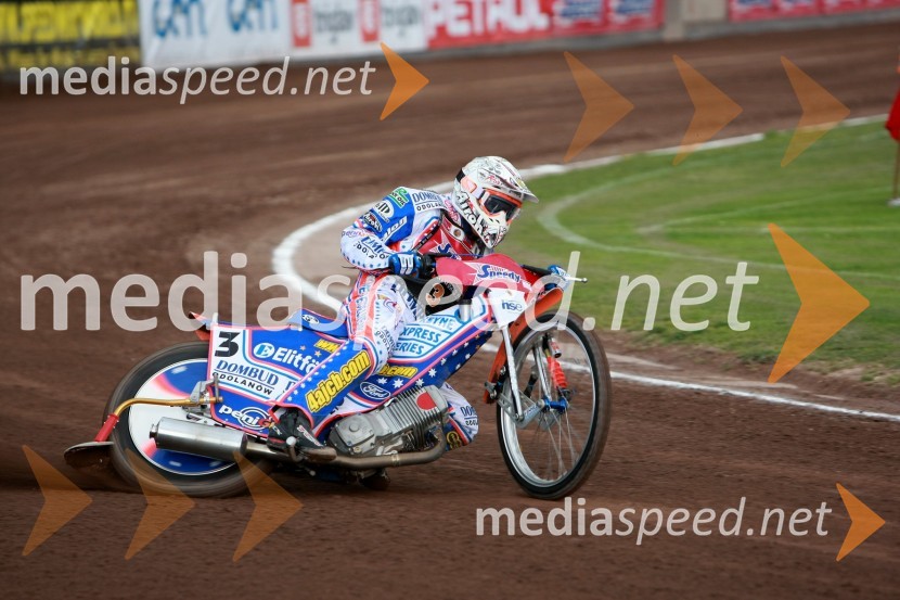 Jason Crump, AvtralijaSPEEDWAY GRAND PRIX, VN Slovenije 2008, trening