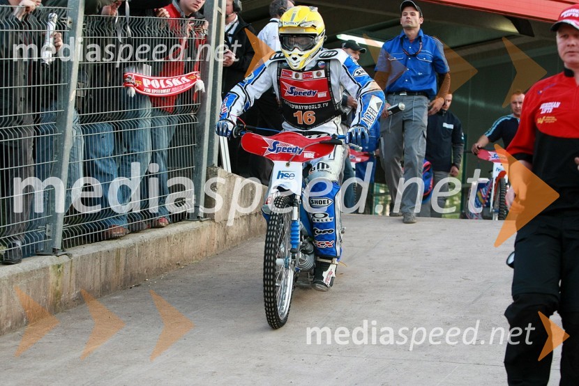 Matej Žagar (AMTK Ljubljana), SlovenijaSPEEDWAY GRAND PRIX, VN Slovenije 2008, dirka