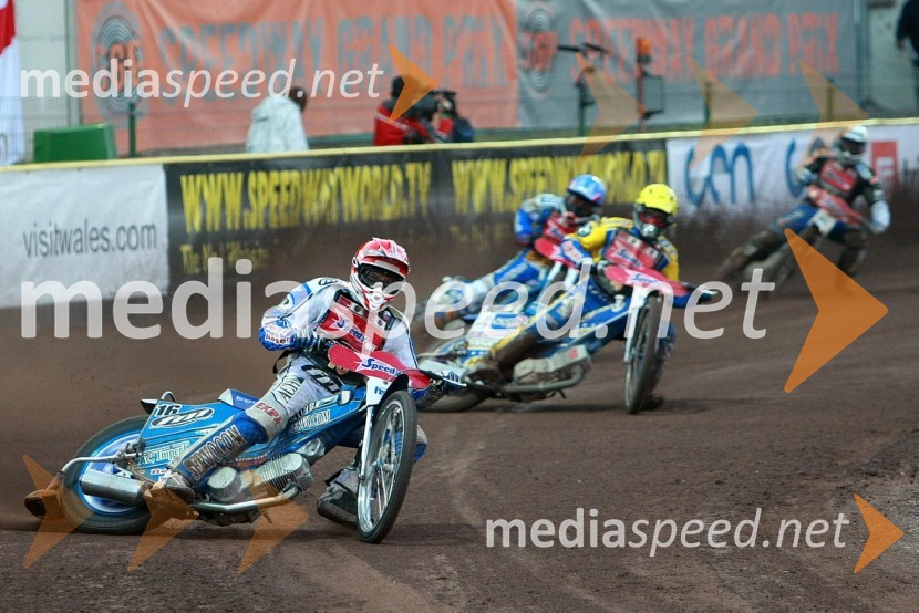 Matej Žagar (AMTK Ljubljana), Slovenija, Tomasz Gollob, PoljskaSPEEDWAY GRAND PRIX, VN Slovenije 2008, dirka