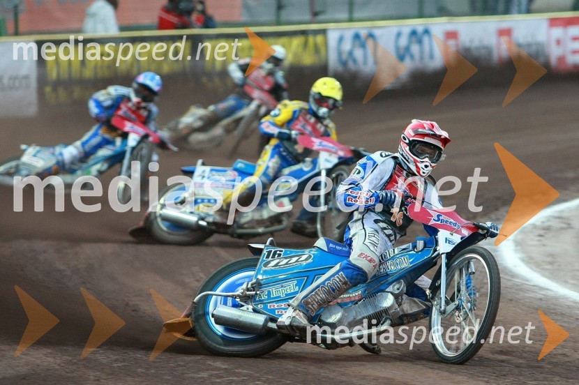 Matej Žagar (AMTK Ljubljana), SlovenijaSPEEDWAY GRAND PRIX, VN Slovenije 2008, dirka