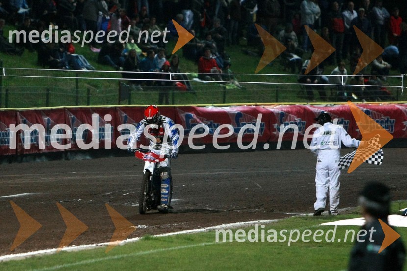 Matej Žagar (AMTK Ljubljana), SlovenijaSPEEDWAY GRAND PRIX, VN Slovenije 2008, dirka