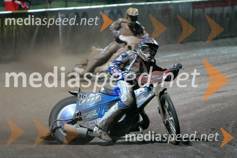 Matej Žagar (AMTK Ljubljana), SlovenijaSPEEDWAY GRAND PRIX, VN Slovenije 2008, dirka