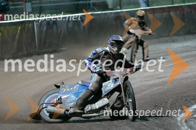 Matej Žagar (AMTK Ljubljana), SlovenijaSPEEDWAY GRAND PRIX, VN Slovenije 2008, dirka