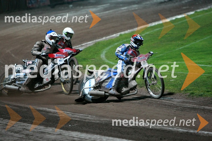 Andreas Jonsson, Švedska in Nicki Pedersen, DanskaSPEEDWAY GRAND PRIX, VN Slovenije 2008, dirka
