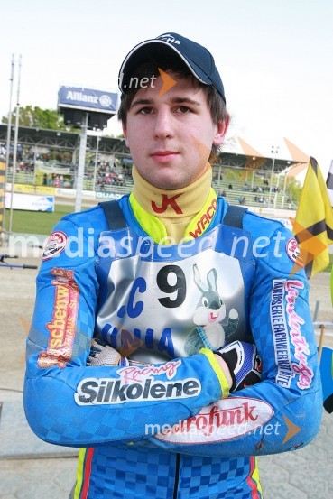 Hans Peter Kulterer, AvstrijaSPEEDWAY, DP mladincev 2008 1. dirka