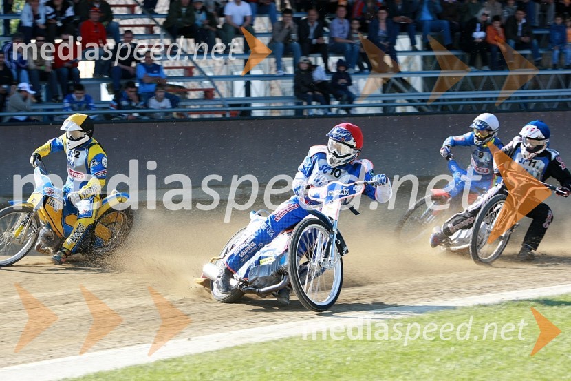 Krešo Petković, SK Prelog in Matija Duh AMD KrškoSPEEDWAY, DP mladincev 2008 1. dirka