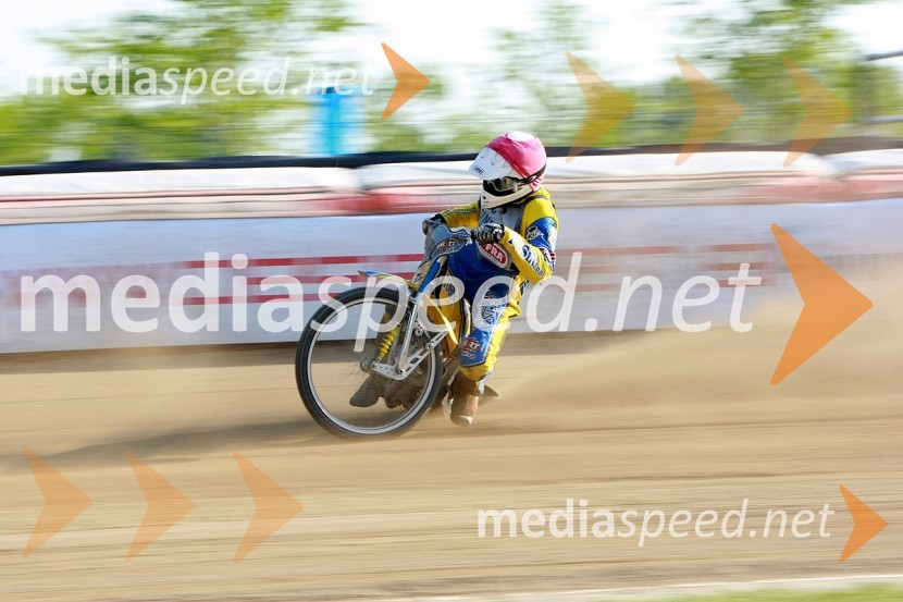 Matic Voldrih, AMTK Ljubljana
SPEEDWAY, DP mladincev 2008 1. dirka