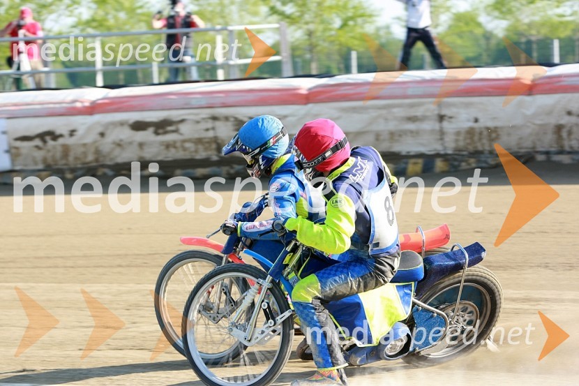 ... in Aljoša Remih, AMD Krško
SPEEDWAY, DP mladincev 2008 1. dirka