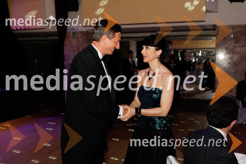  Borut Pahor, predsednik Republike Slovenije; Dr. Jerca Legan Cvikl, podpredsednica SILA-IWCL in predsednica odbora SILA GALASILA Gala ples