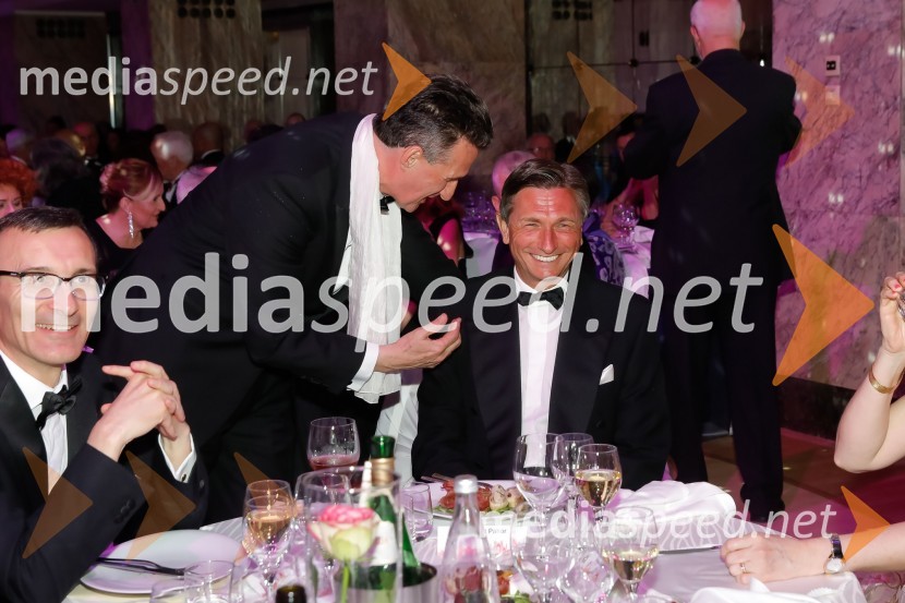  Milan Martin Cvikl, evropski funkcionar;  Borut Pahor, predsednik Republike SlovenijeSILA Gala ples