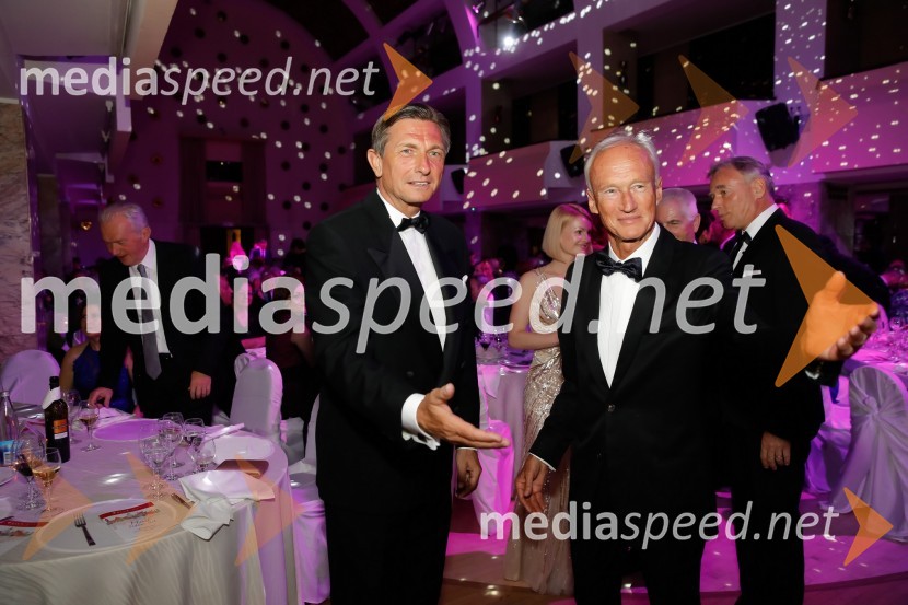  Borut Pahor, predsednik Republike Slovenije;  Janez  Pergar, prokurist NP ConsultingSILA Gala ples