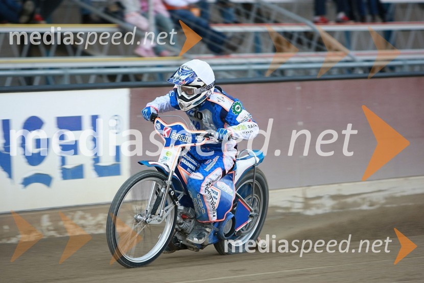 Matija Duh, AMD Krško
SPEEDWAY, DP mladincev 2008 1. dirka