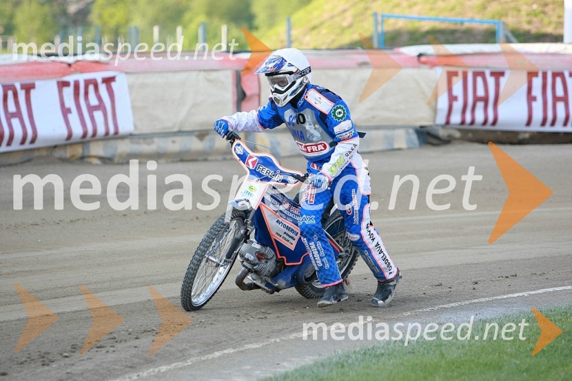 Matija Duh, AMD Krško
SPEEDWAY, DP mladincev 2008 1. dirka