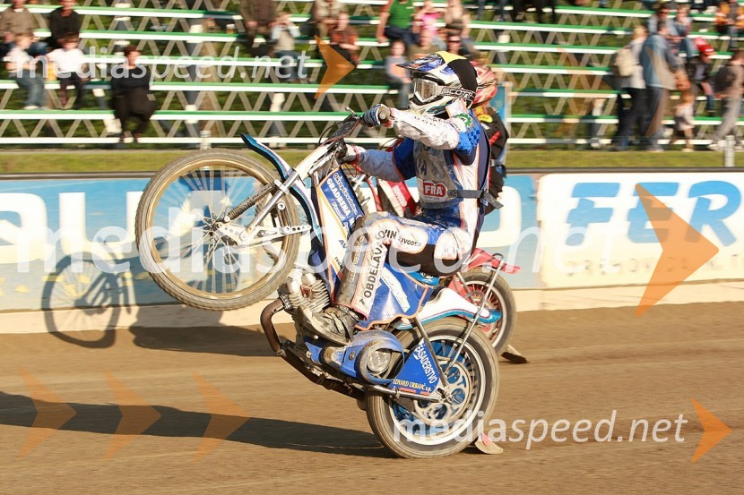 Matija Duh, AMD Krško
SPEEDWAY, DP mladincev 2008 1. dirka