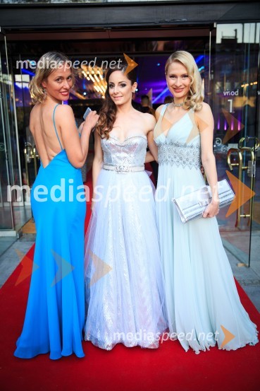  Alenka Slavinec, fotografinja;  Ana Klašnja, balerina;  Maja Ferme, modna oblikovalkaŽarometi 2018, rdeča preproga