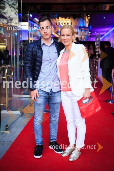  Luka Rep;  Nina Ivanič, igralkaŽarometi 2018, rdeča preproga