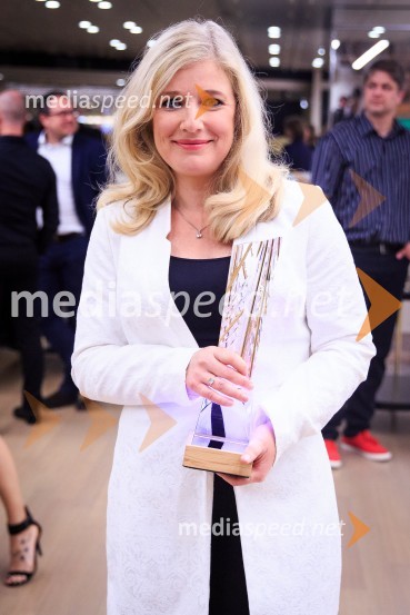  Manica Janežič Ambrožič, voditeljica, RTV SlovenijaŽarometi 2018, druženje po prireditvi