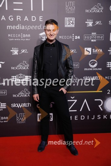  Damjan Murko, pevecŽarometi 2018, rdeča preproga