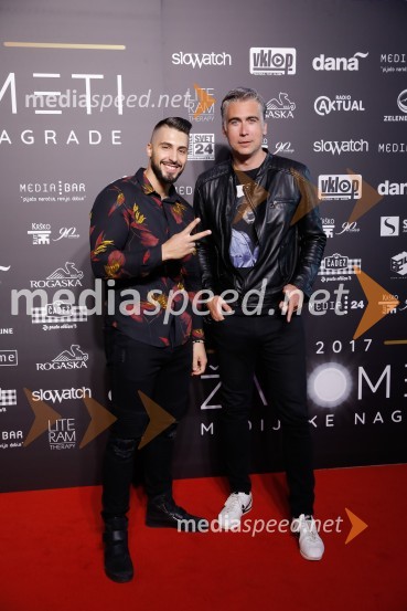  Challe Salle, glasbenik;  Jan Plestenjak, pevecŽarometi 2018, rdeča preproga