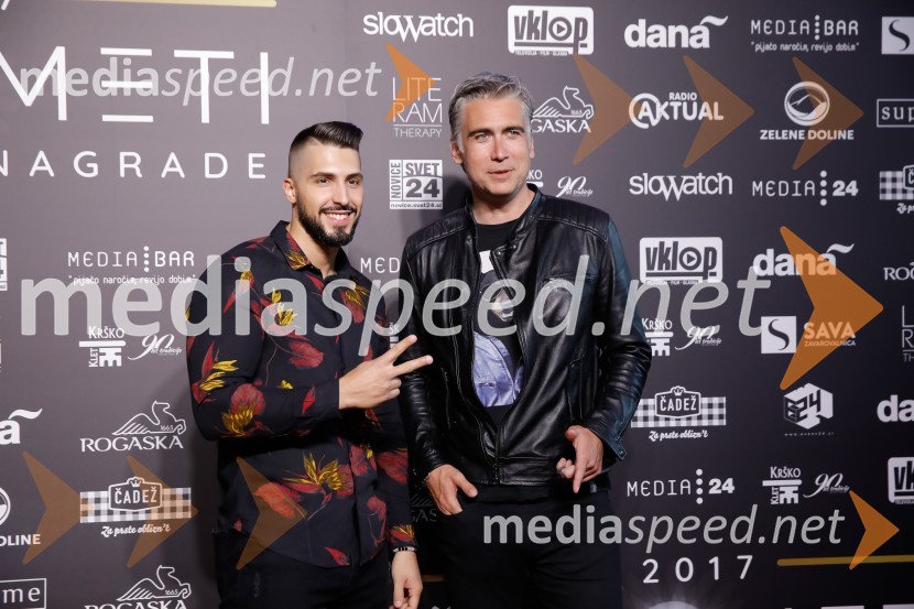  Challe Salle, glasbenik;  Jan Plestenjak, pevecŽarometi 2018, rdeča preproga