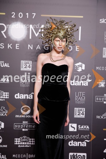  Denise Dame Žarometi 2018, rdeča preproga