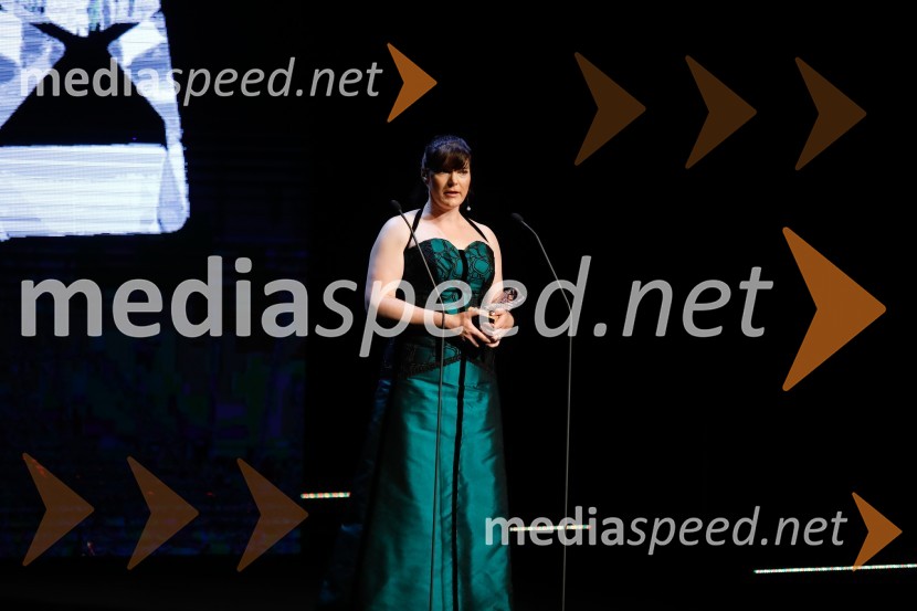  Marjana Vovk, urednica revije VklopŽarometi 2018, podelitev medijskih nagrad za leto 2017