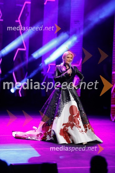  Helena Blagne, pevkaŽarometi 2018, podelitev medijskih nagrad za leto 2017