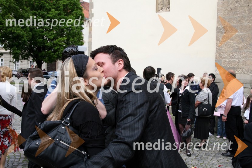 Mihaela Margan - Miša, sanjska ženska Pop tv in Robert Roškar, Radio AktualPoroka Damjan Murko in Maja Žilavec