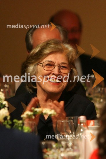 Štefka Kučan, soproga nekdanjega predsednika Republike SlovenijePodelitev priznanj Evropski izumitelj leta 2008 - European Inventor of the Year 2008