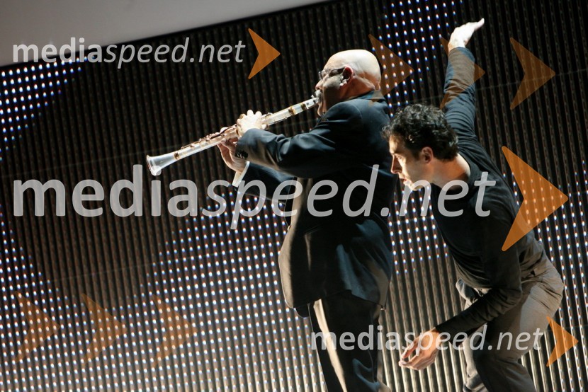 Giora Feidman, glasbenik in Lior Lev, izraelski plesalec in koreografPodelitev priznanj Evropski izumitelj leta 2008 - European Inventor of the Year 2008