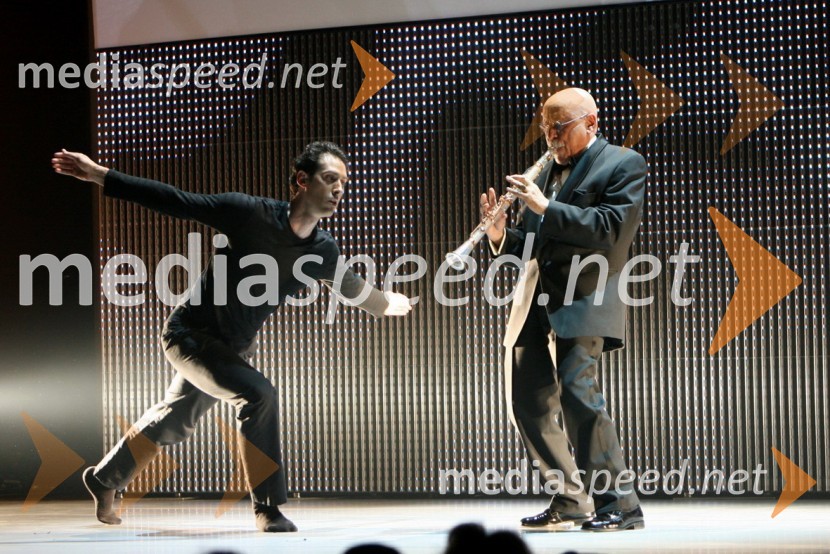 Lior Lev, izraelski plesalec in koreograf in Giora Feidman, glasbenikPodelitev priznanj Evropski izumitelj leta 2008 - European Inventor of the Year 2008