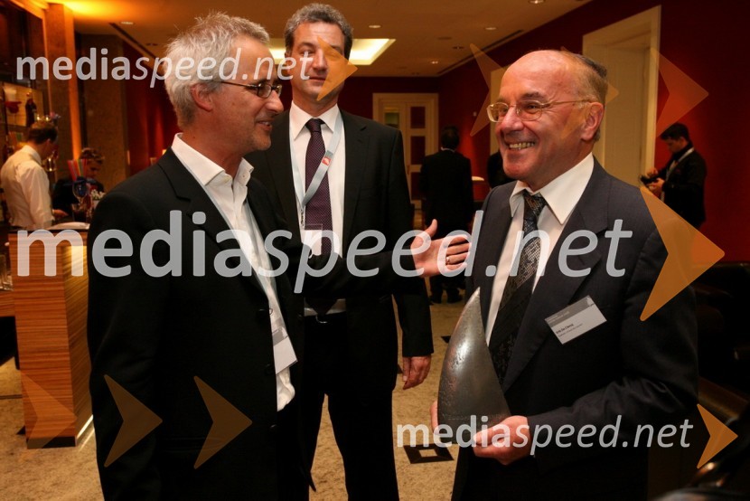 ..., ... in Erik De Clercq, dobitnik priznanja za življenjsko deloPodelitev priznanj Evropski izumitelj leta 2008 - European Inventor of the Year 2008