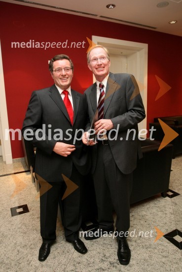 Heinrich Timm in Norbert Enning, dobitnika priznanja v kategoriji Industija (Industry)Podelitev priznanj Evropski izumitelj leta 2008 - European Inventor of the Year 2008