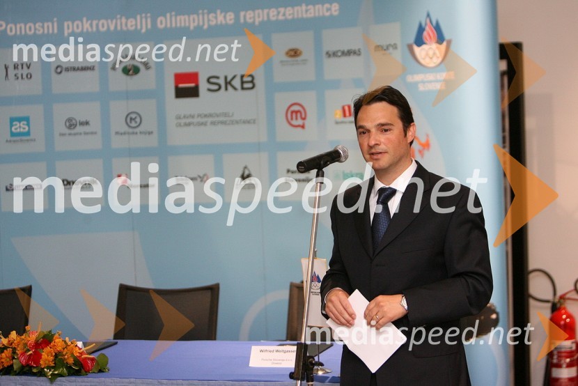 Danilo Ferjančič, direktor Porsche SlovenijaPodpis sponzorske pogodbe med Porsche Slovenija in Olimpijskim komitejem Slovenije