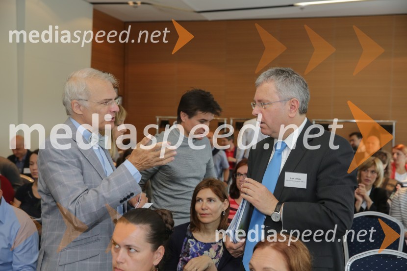   Bernhard Hauer, stalni namestnik veleposlanika Zvezne Republike Nemčije v Sloveniji;  Iztok Grmek, Ministrstvo za zunanje zadeveNemški forum 2018