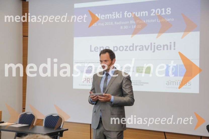  Žiga Fišer, Vodja komuniciranja in odnosov z javnostmi, Slovensko-nemška gospodarska zbornicaNemški forum 2018