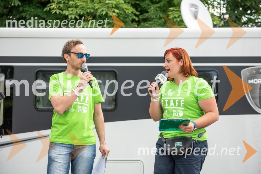  Kristijan  Šmid, radijski voditelj, Štajerski val;  Katja  Žolgar, radijska voditeljicaDrugi Afroditin tek
