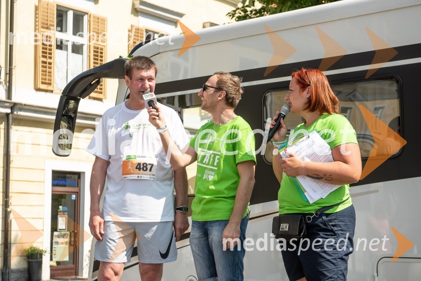 mag. Branko Kidrič, župan, Občina Rogaška Slatina;  Kristijan  Šmid, radijski voditelj, Štajerski val;  Katja  Žolgar, radijska voditeljicaDrugi Afroditin tek