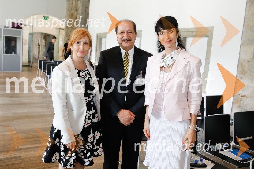  Marjetka Kastner, direktorica, Life Learning Academia;  Usumah Al Kurdi, svetovalec nekdanjega saudskega kralja; Dr. Jerca Legan Cvikl, podpredsednica SILA-IWCL in predsednica odbora SILA GALAAkademsko ekonomski kongres AEC 2018