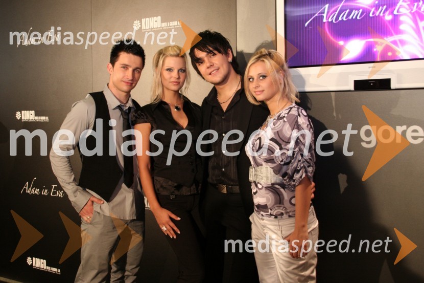 Skupina Turbo AngelsAdam in Eva, izbor za najbolj simpatično Slovenko ali Slovenca 2008