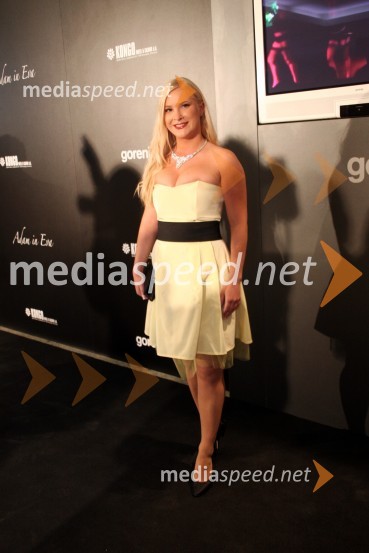 Danica Lovenjak, voditeljica vremena oddaje Svet na Kanalu AAdam in Eva, izbor za najbolj simpatično Slovenko ali Slovenca 2008