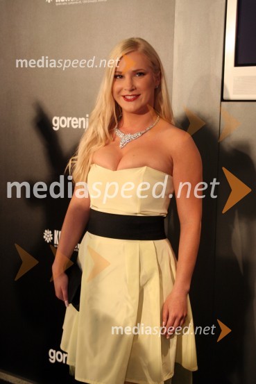 Danica Lovenjak, voditeljica vremena oddaje Svet na Kanalu AAdam in Eva, izbor za najbolj simpatično Slovenko ali Slovenca 2008