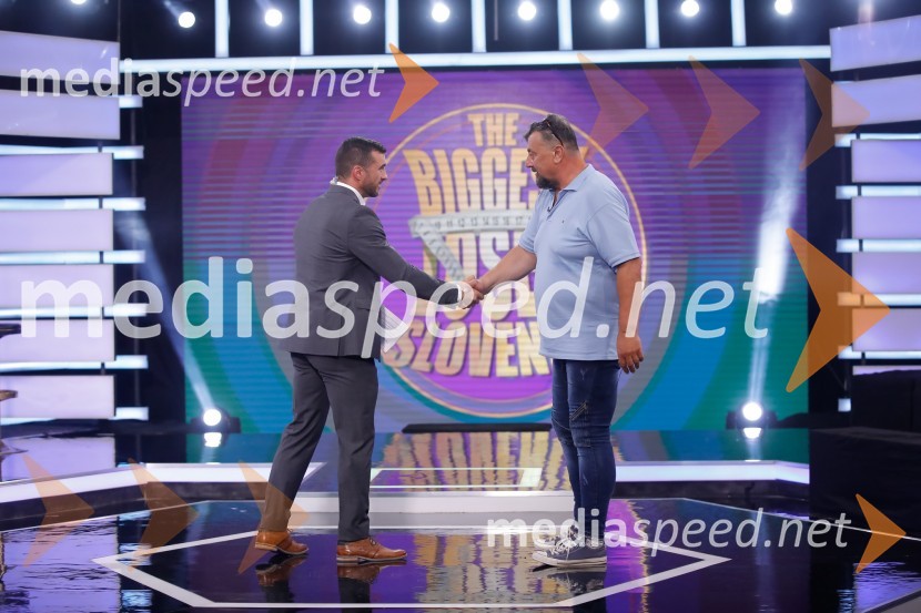  Marko Potrč, televizijski voditelj;  Tomaž Kostanjšek, tekmovalec, The Biggest Loser Slovenija 2018The Biggest Loser Slovenija, finalna oddaja
