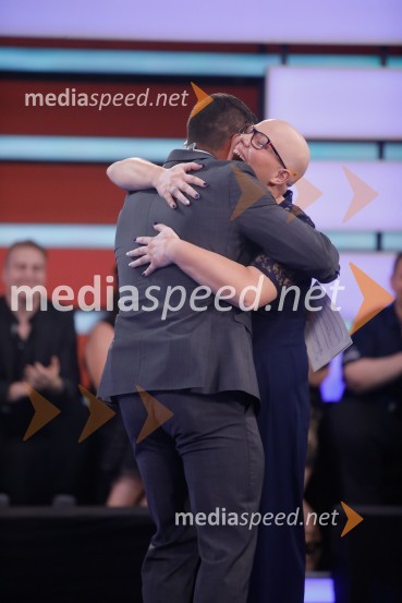  Marko Potrč, televizijski voditelj;  Katja Ficko, tekmovalka, The Biggest Loser Slovenija 2018The Biggest Loser Slovenija, finalna oddaja