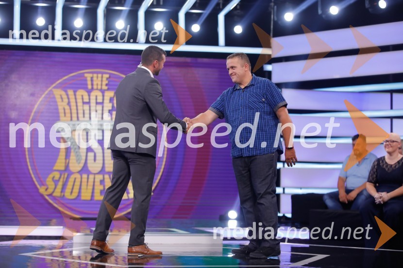 Marko Potrč, televizijski voditelj;  Simon Kos, tekmovalec, The Biggest Loser Slovenija 2018The Biggest Loser Slovenija, finalna oddaja