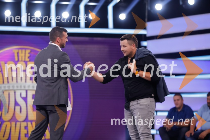  Marko Potrč, televizijski voditelj;  Rok Damiš, tekmovalec, The Biggest Loser Slovenija 2018The Biggest Loser Slovenija, finalna oddaja