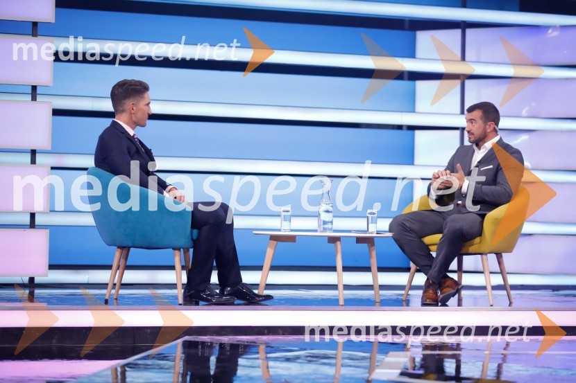  Jan Kovačič, fitnes trener;  Marko Potrč, televizijski voditeljThe Biggest Loser Slovenija, finalna oddaja