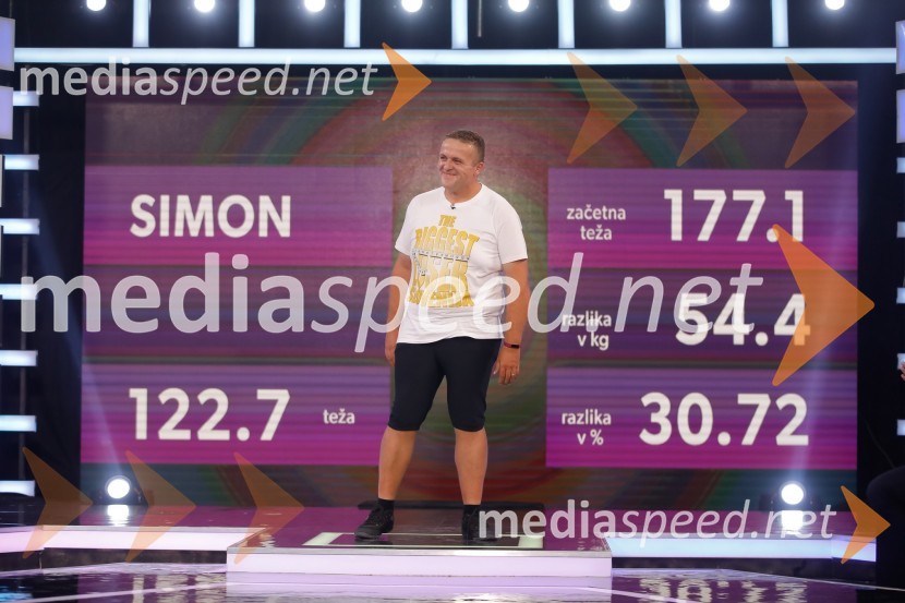  Simon Kos, tekmovalec, The Biggest Loser Slovenija 2018The Biggest Loser Slovenija, finalna oddaja